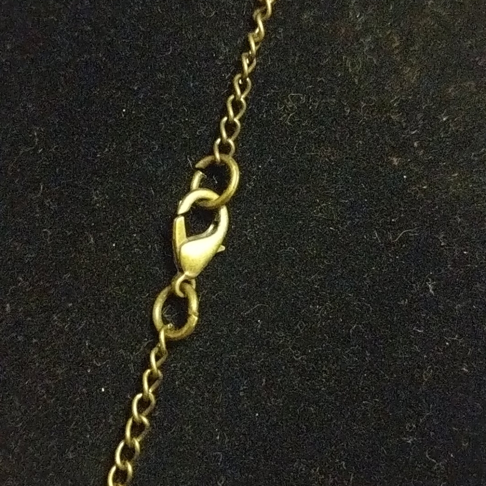 Bronze tone Turtle necklace on 18 inch chain - Picture 4 of 4